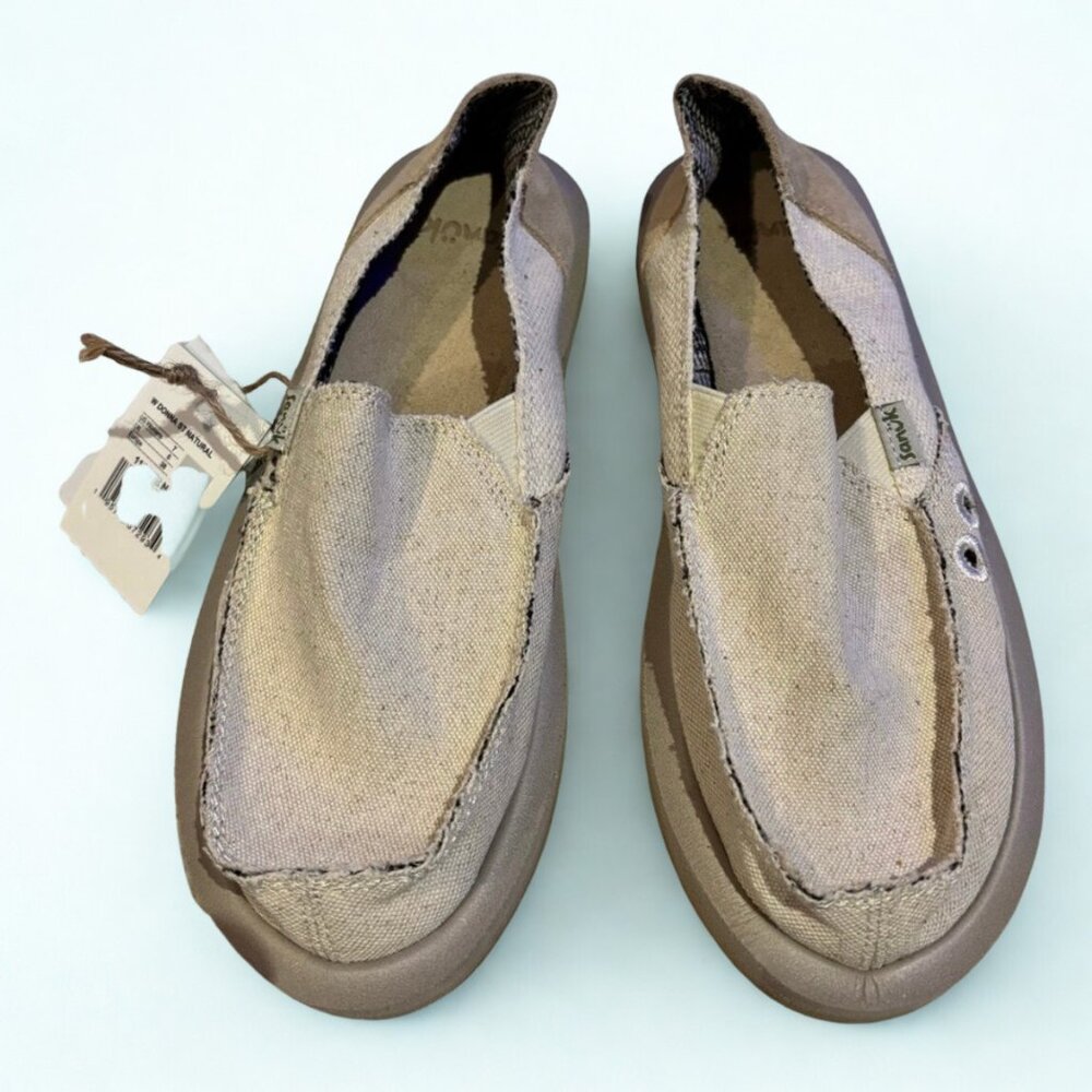 Sanuk Women’s Donna Soft Top in Natural size 7 NWT